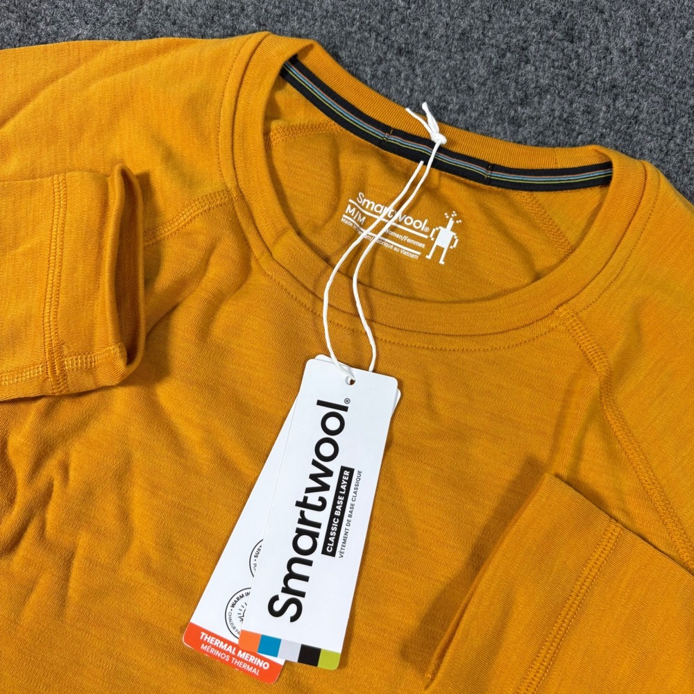 Smartwool Classic Thermal Merino Base Layer Gold Top Women's M SW016369 Gorp NWT